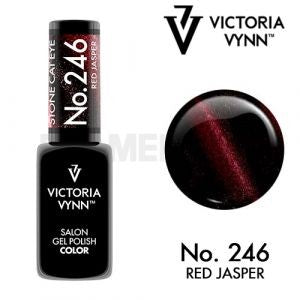 Gel Polish 246 Cat Eyes Red Jasper