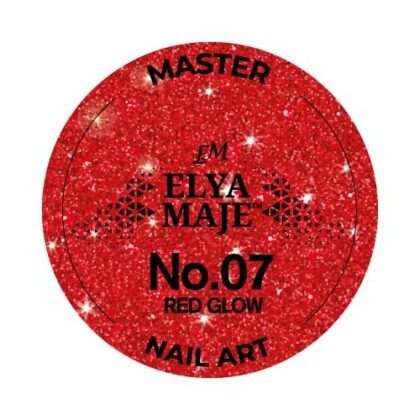 Gel Nail Art Paint 07 – Red Glow – Elya Maje