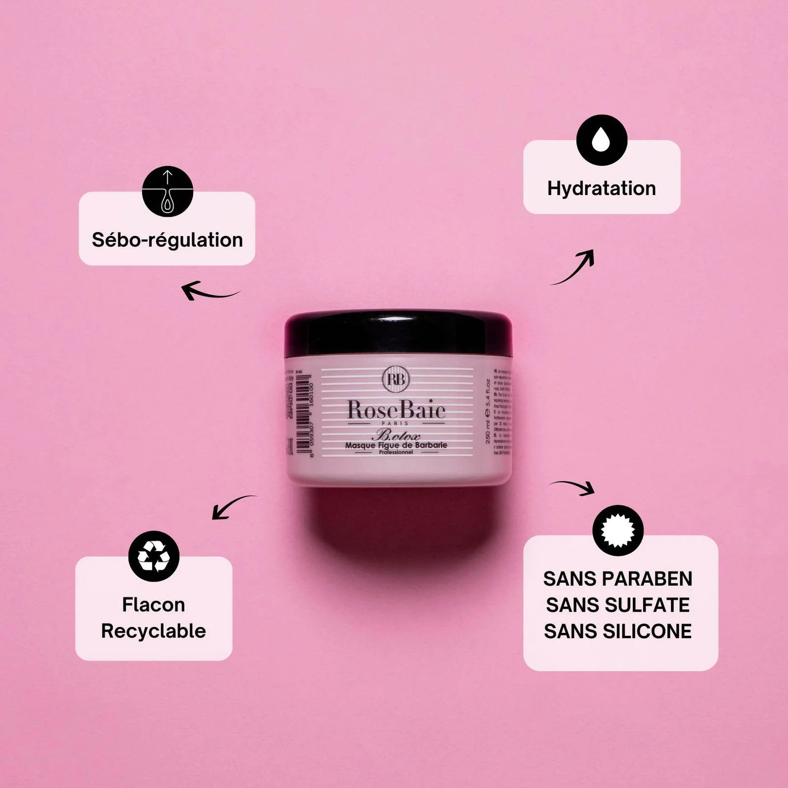 BOTOX FIGUE DE BARBARIE SEBO REGULATION & HYDRATATION ROSE BAIE