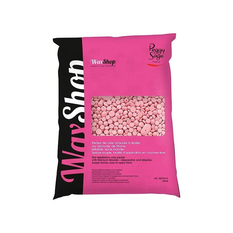 Perles de cire à épiler Rose titane 800g Peggy sage