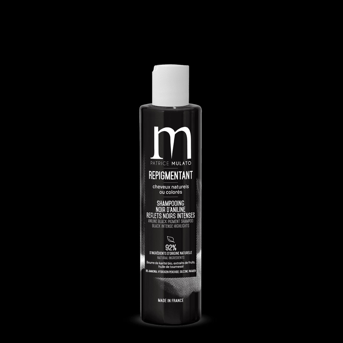 Mulato shampoing repigmentant noir d'aniline 200 ml
