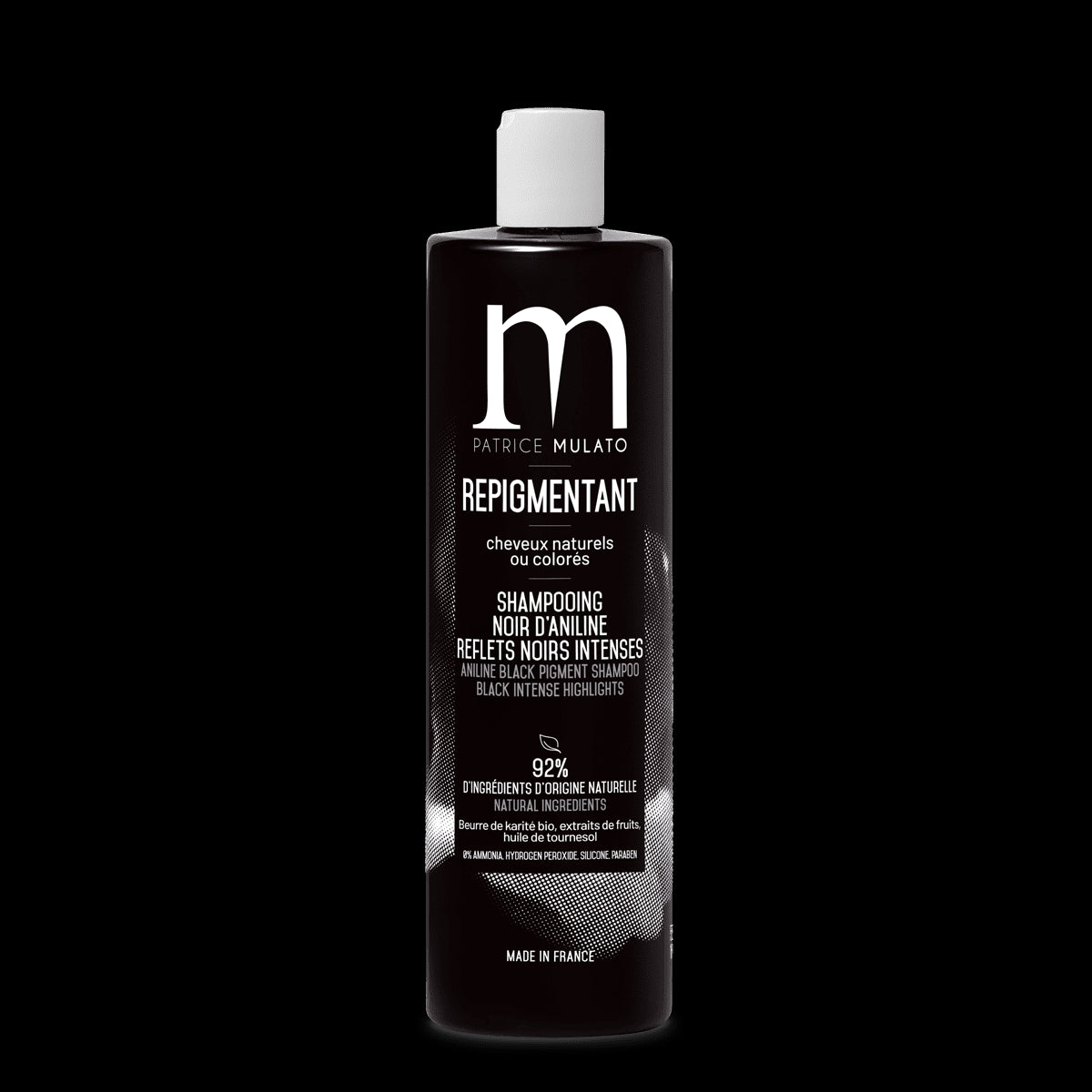 Mulato shampoing repigmentant noir d'aniline 500 ml