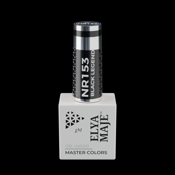 Vernis Semi Permanent – Master Color 153 – Black legend- Elya Maje