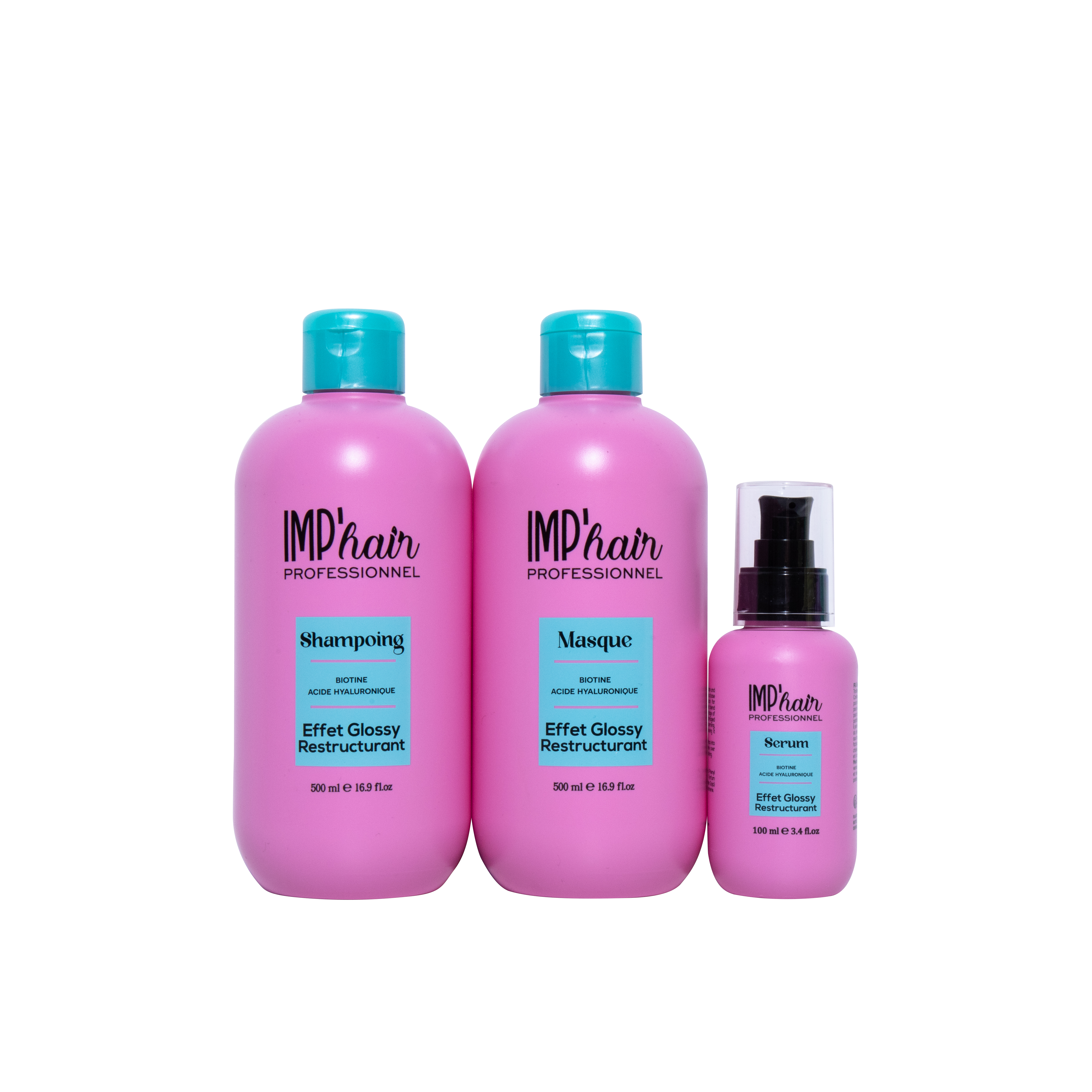 TRIO BIOTINE SHAMPOING MASQUE & SERUM