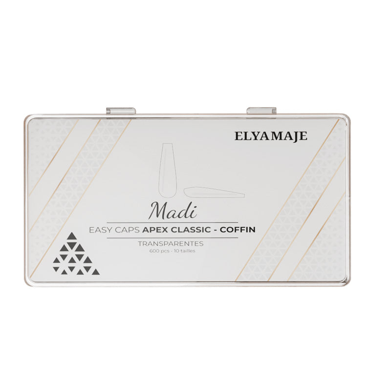 Madi – Transparente – Coffin Medium – Capsules Easy Caps – ElyaMaje