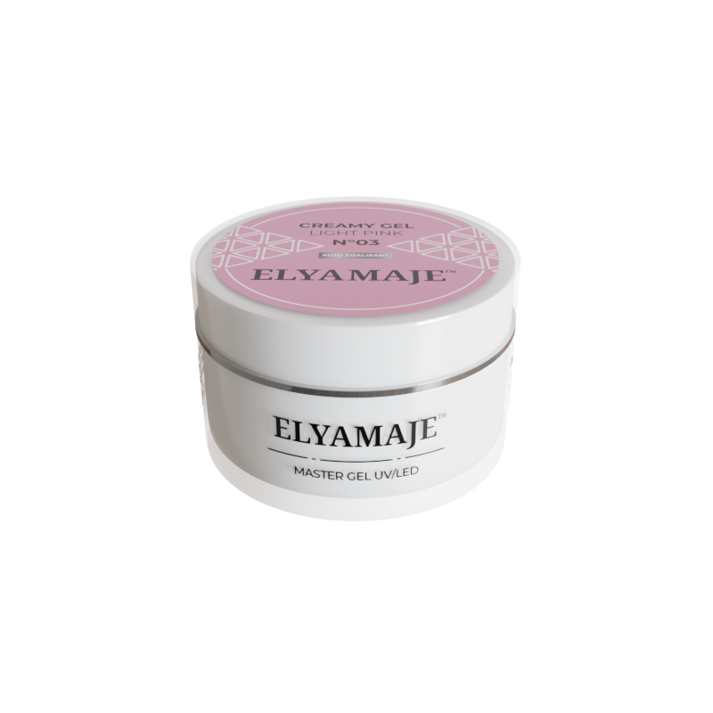 Light Pink n° 3 – Gel de construction – Creamy Gel UV LED – ElyaMaje 50ML