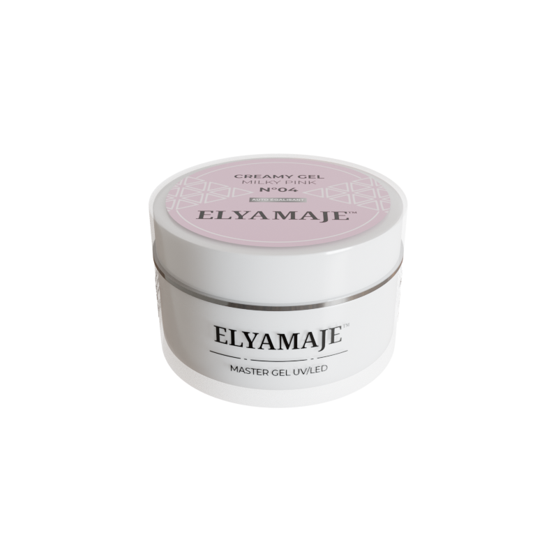 Milky Pink n° 4 – Gel de construction – Creamy Gel UV LED – ElyaMaje