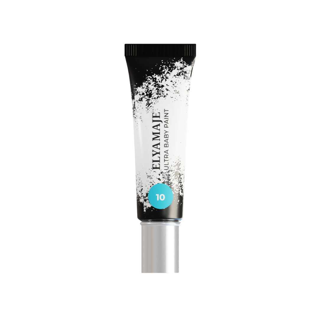 10 – Bleu turquoise – Ultra Baby Paint – ElyaMaje — Liss Cosmétique