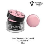 Build Gel Cover Pink 08 - 15ml — Liss Cosmétique