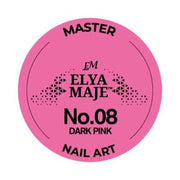 Gel Nail Art Paint 08 – Dark Pink- Elya Maje — Liss Cosmétique