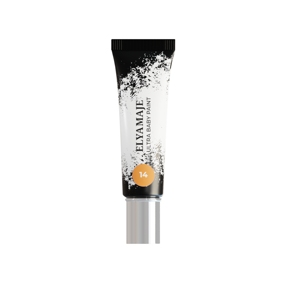 14 – Orange Fluo – Ultra Baby Paint – ElyaMaje — Liss Cosmétique