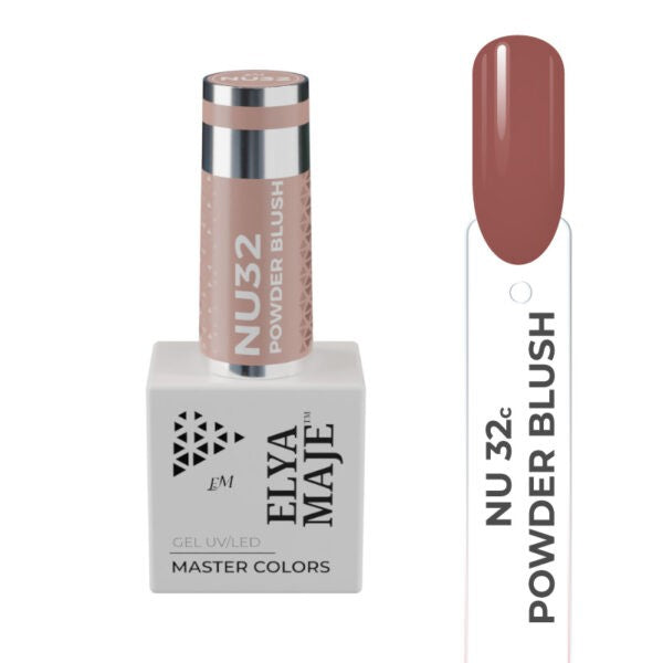 Vernis Semi Permanent – Master Color 32 – Powder blush – Elya Maje — Liss Cosmétique