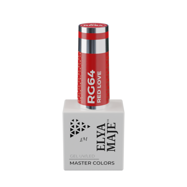Vernis Semi Permanent – Master Color 64 – Red love – Elya Maje — Liss Cosmétique