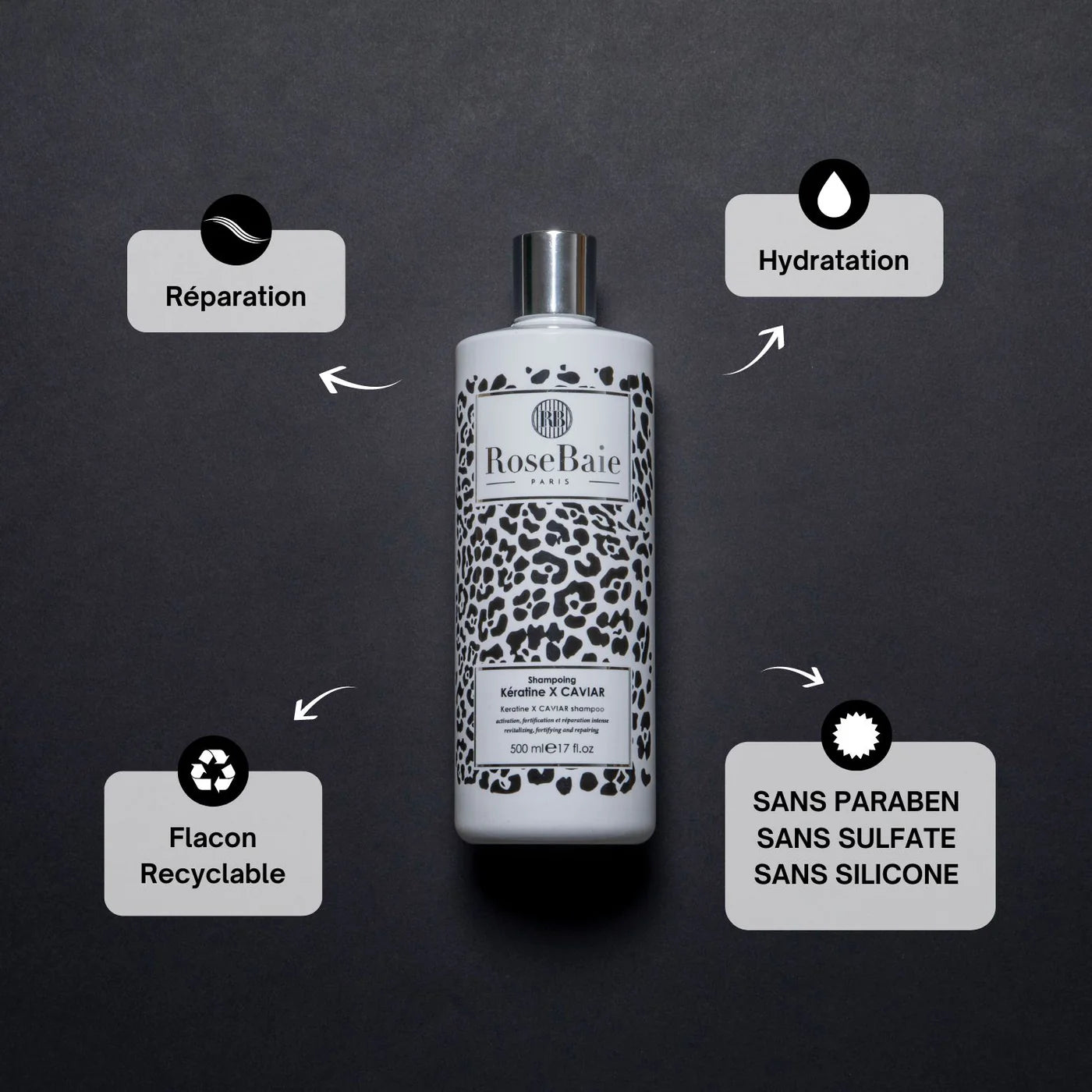 Gamme kératine X caviar 500ml — Liss Cosmétique