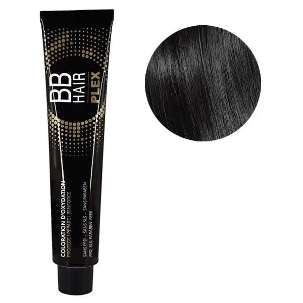 Coloration d'oxydation BBHair Plex 1 Noir 100 ML