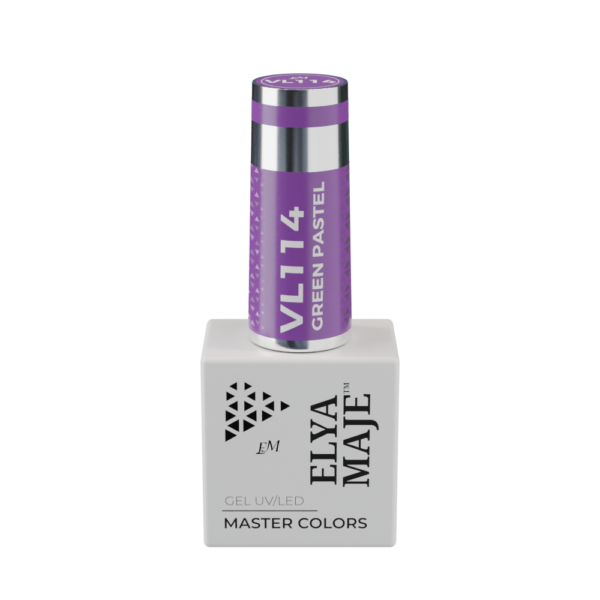 Vernis Semi Permanent – Master Color 114 – Green pastel – Elya Maje — Liss Cosmétique