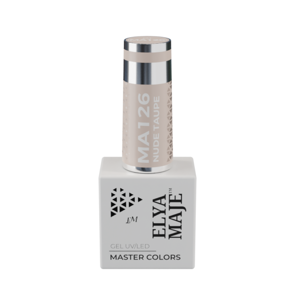 Vernis Semi Permanent – Master Color 126 – Nude taupe – Elya Maje — Liss Cosmétique