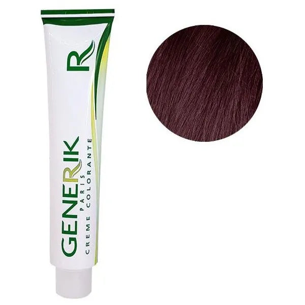 Générik Coloration Sans amoniaque N°5.52 Chatain Clair Acajou Rouge Irisé 100 ML