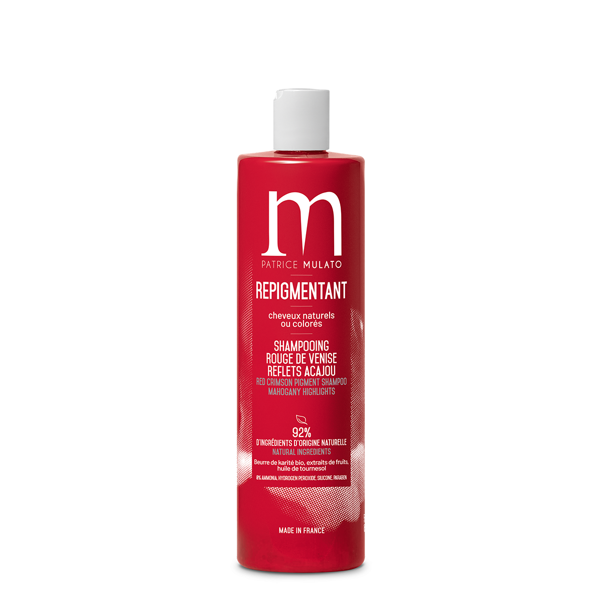 Mulato shampoing repigmentant rouge venise 500 ml — Liss Cosmétique