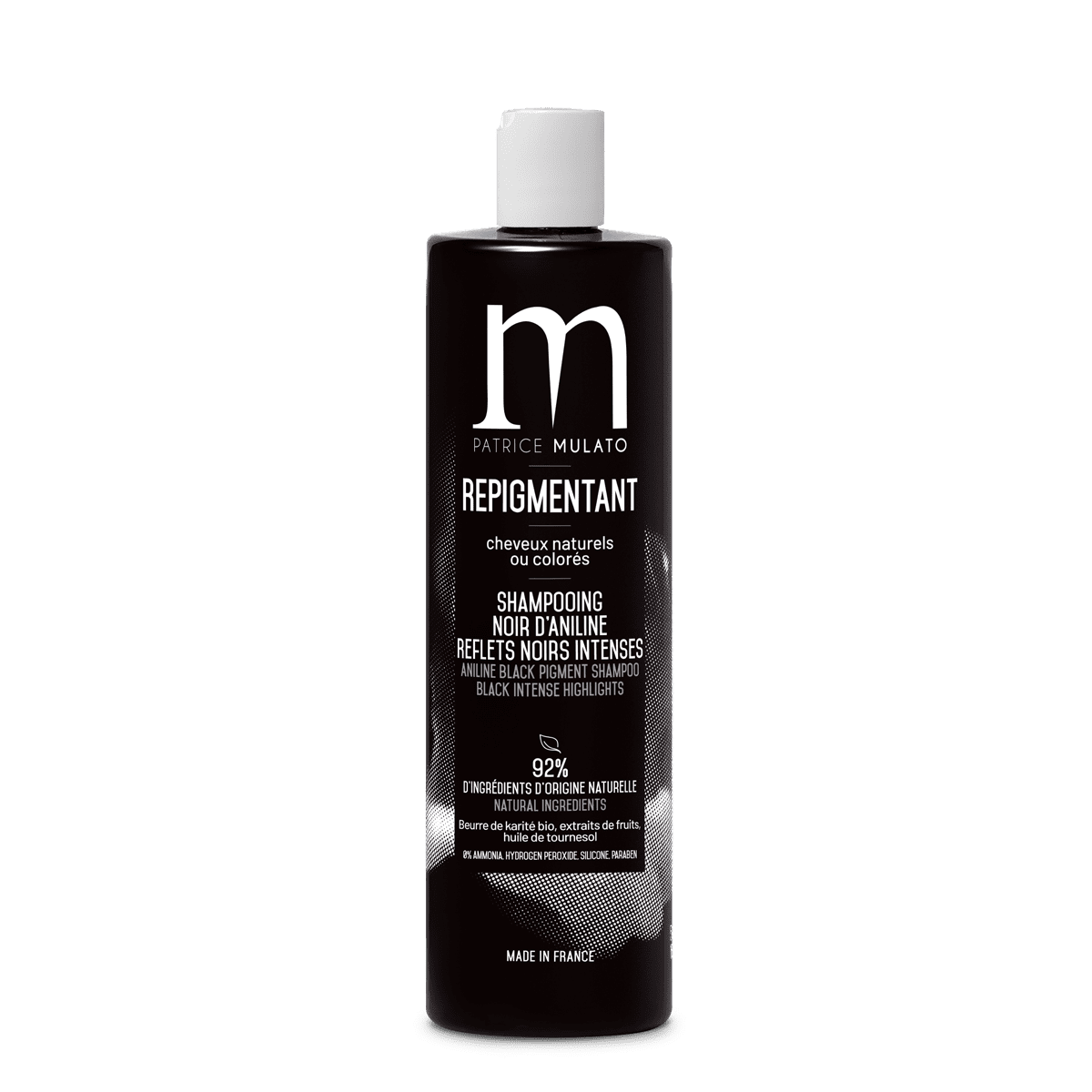 Mulato shampoing repigmentant noir d'aniline 500 ml — Liss Cosmétique