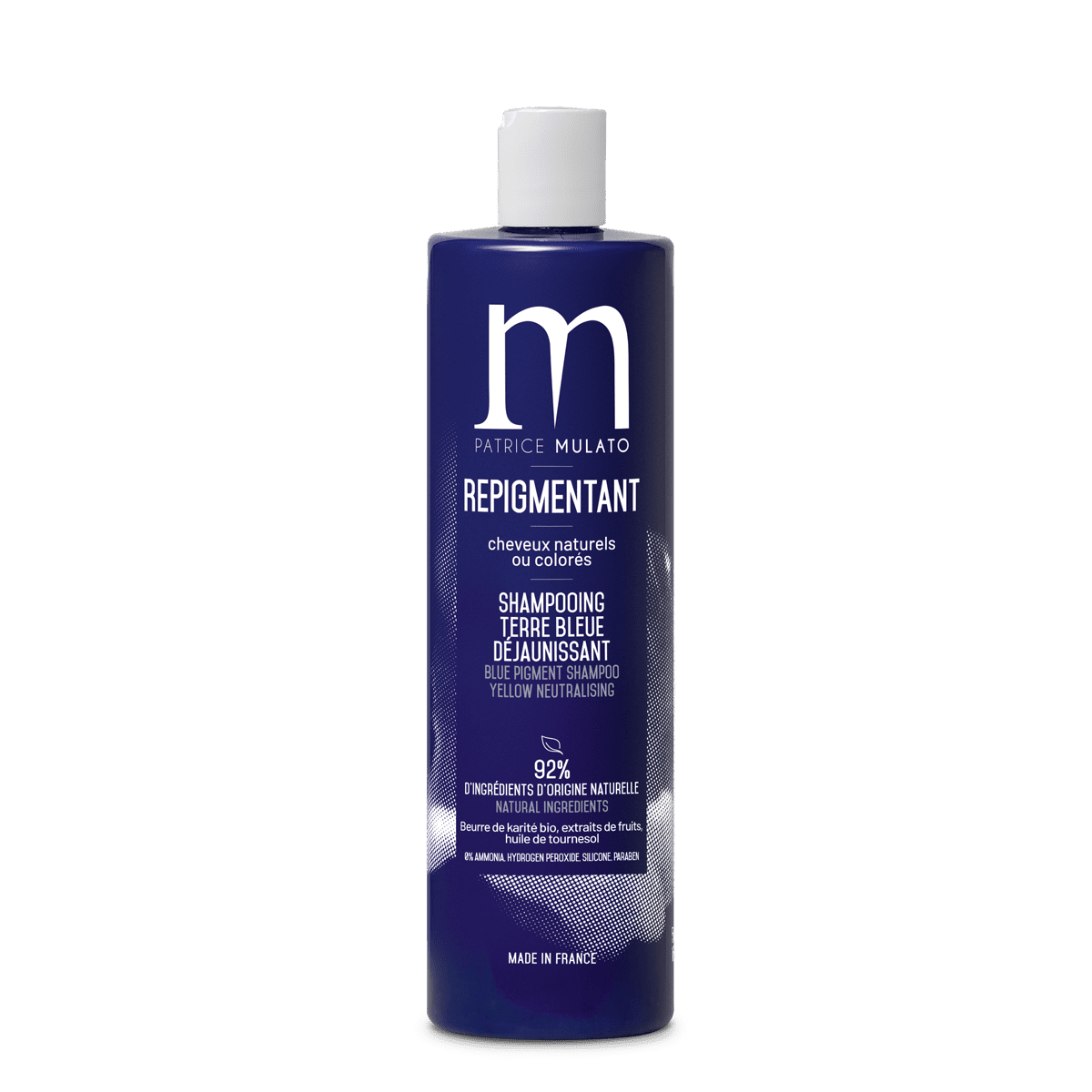 Mulato shampoing repigmentant terre bleue 500 ml — Liss Cosmétique