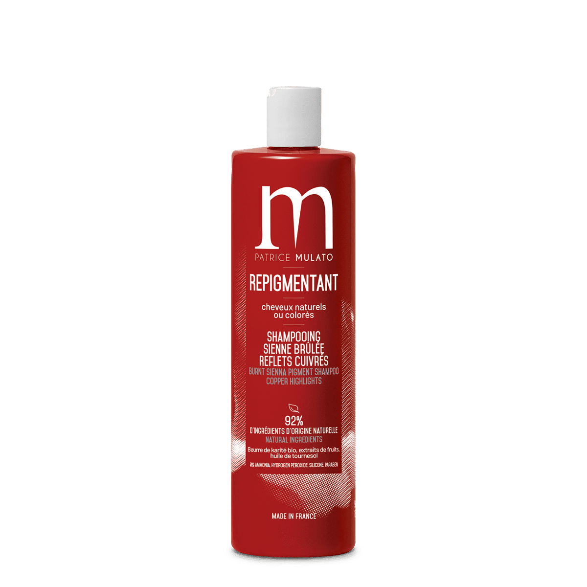 Mulato shampoing repigmentant sienne brulée 500 ml — Liss Cosmétique