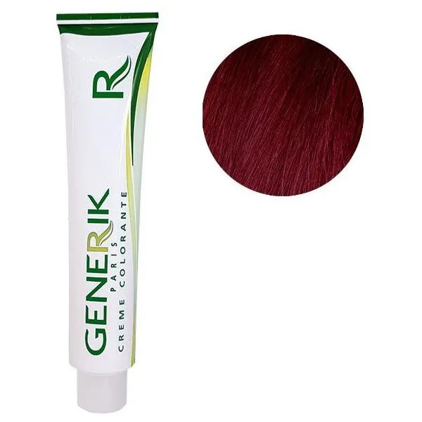 Générik Coloration Sans amoniauqe N°5.62 Chatain Clair Rouge Irisé 100 ML