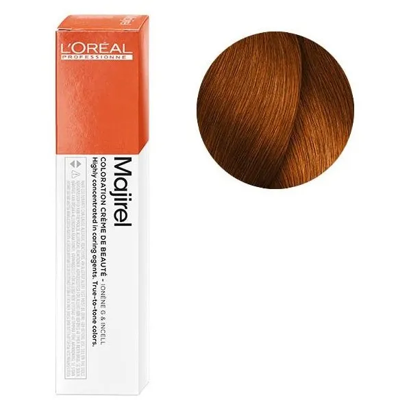 Coloration Majirel n°6.45 blond foncé cuivré acajou 50ML — Liss Cosmétique
