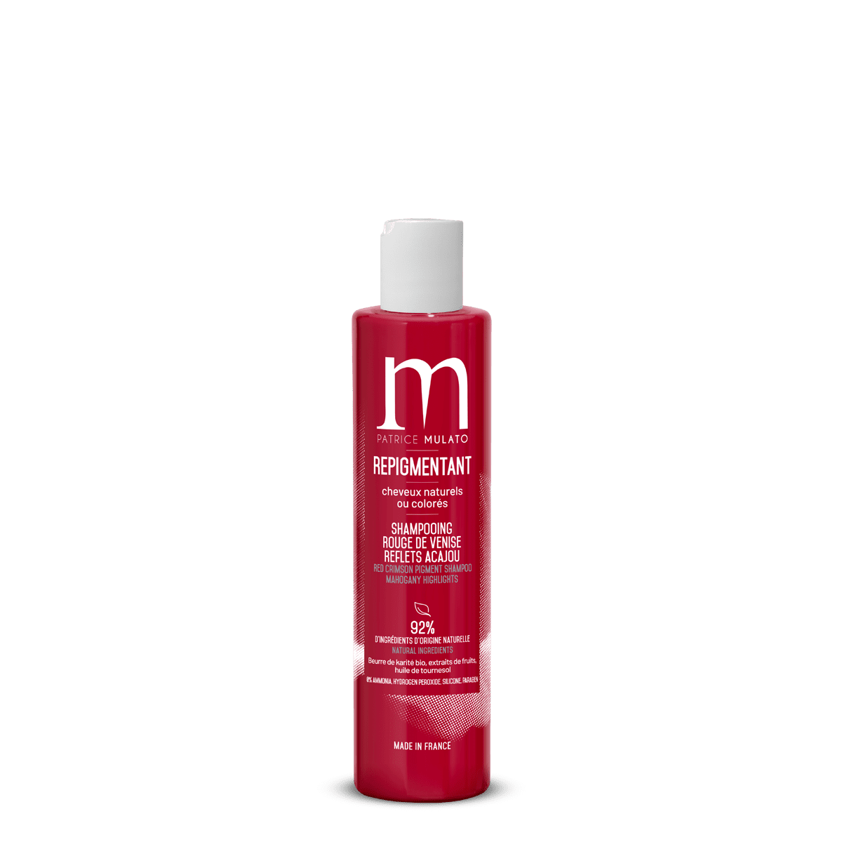 Mulato shampoing repigmentant rouge Venise 200ML — Liss Cosmétique