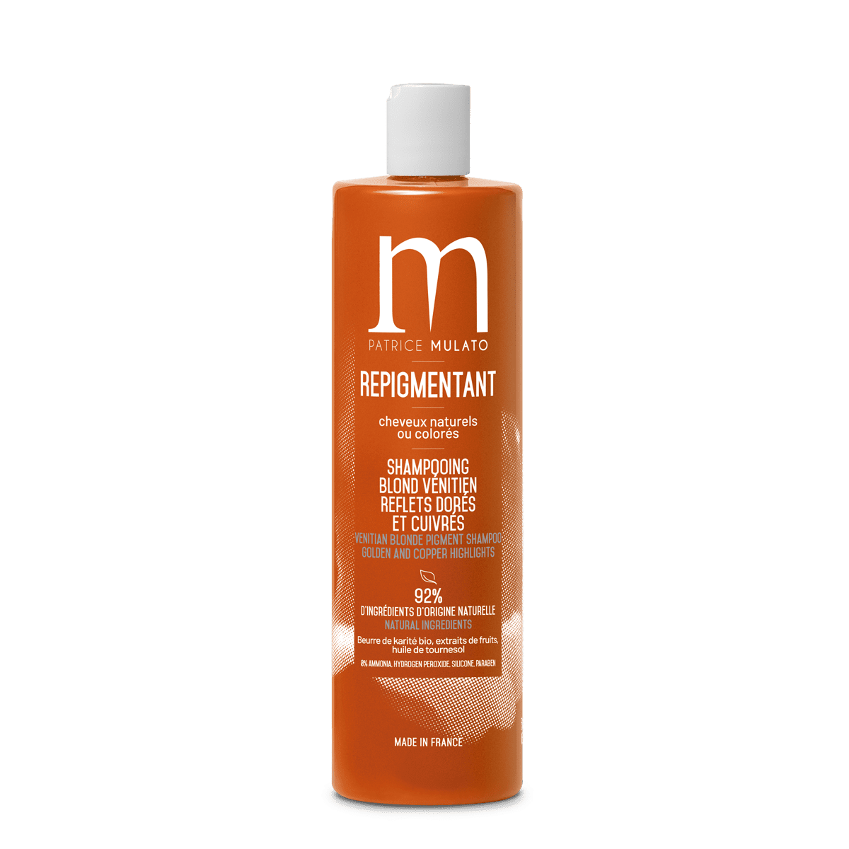 Mulato shampoing repigmentant blond venitien 500 ml — Liss Cosmétique