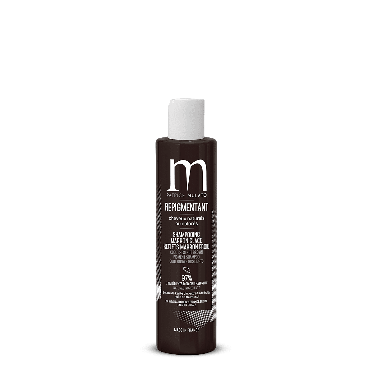 Mulato shampoing repigmentant marron glacé 200 ml — Liss Cosmétique