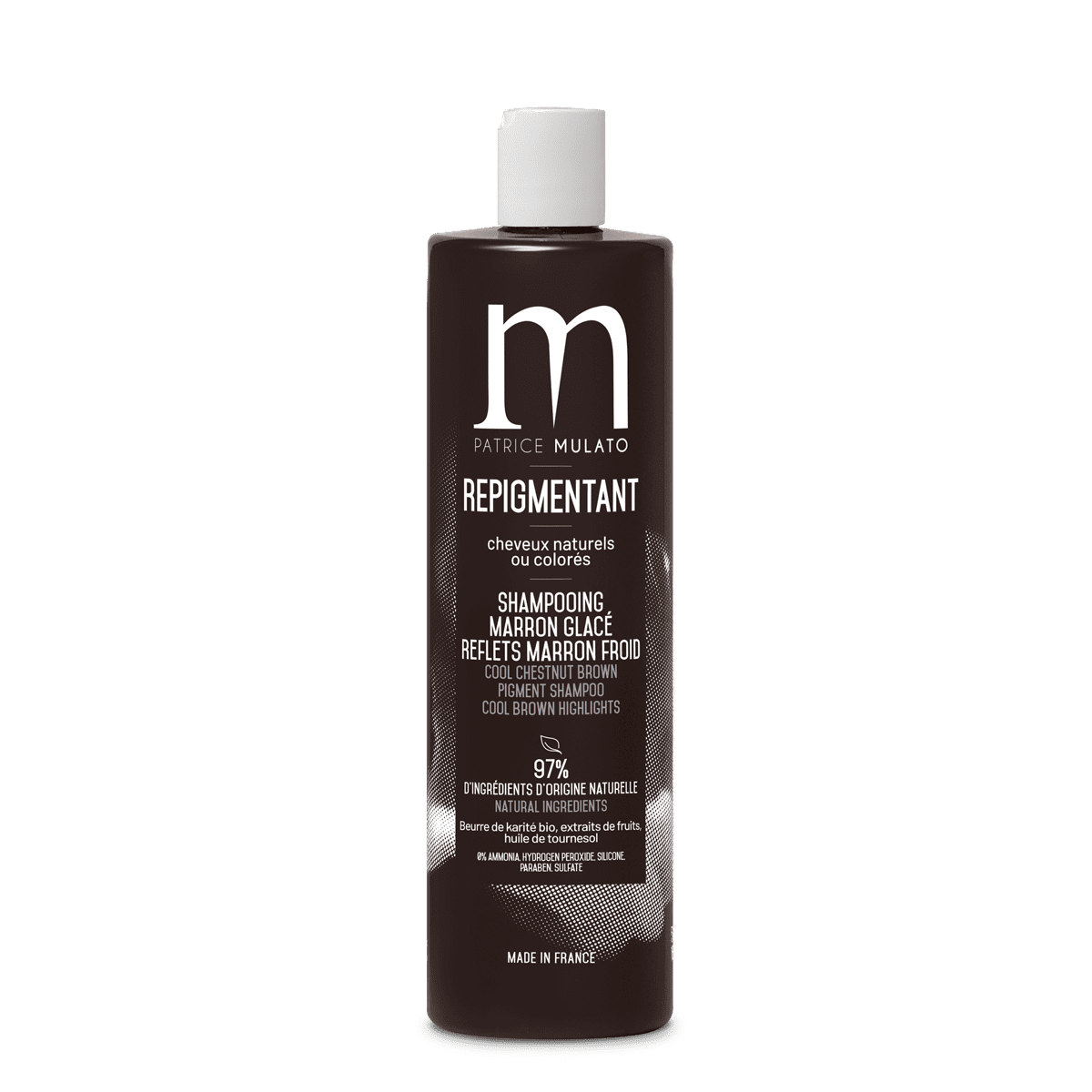 Mulato shampoing repigmentant marron glacé 500 ml — Liss Cosmétique
