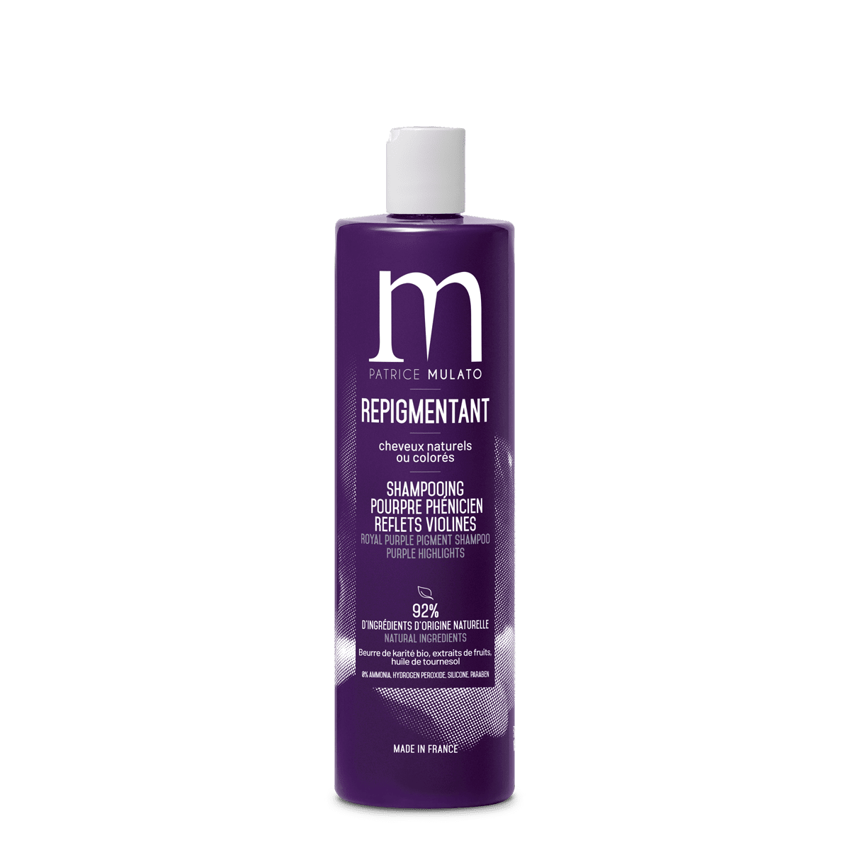 Mulato shampoing repigmentant pourpre phénicien 500 ml — Liss Cosmétique