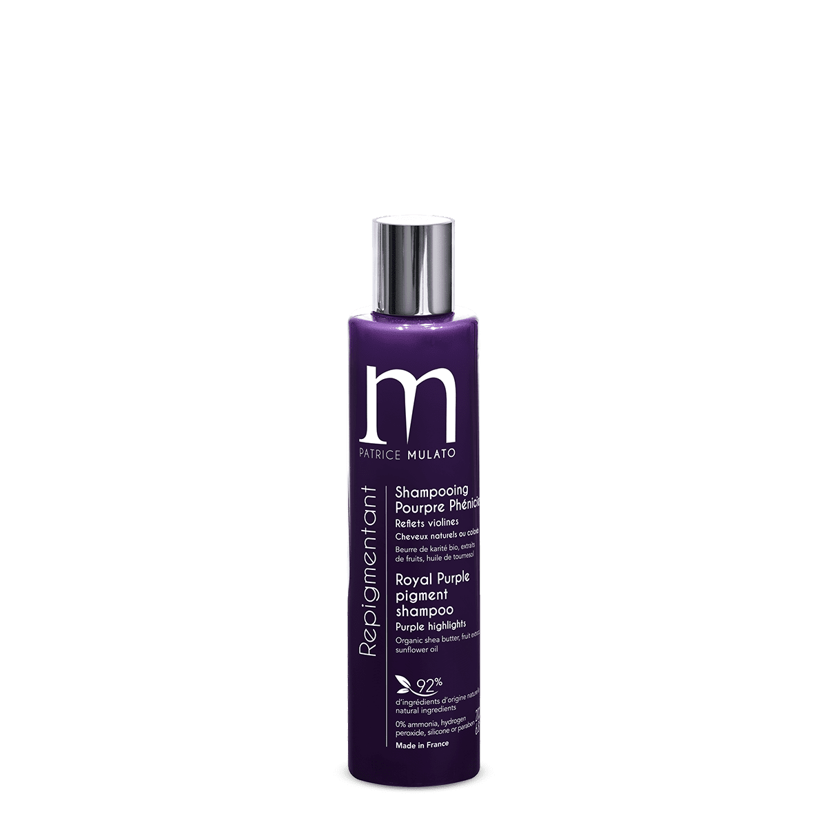 Mulato shampoing repigmentant pourpre phénicien 200 ml — Liss Cosmétique