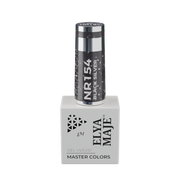 Vernis Semi Permanent – Master Color 154 – Black silver- Elya Maje — Liss Cosmétique