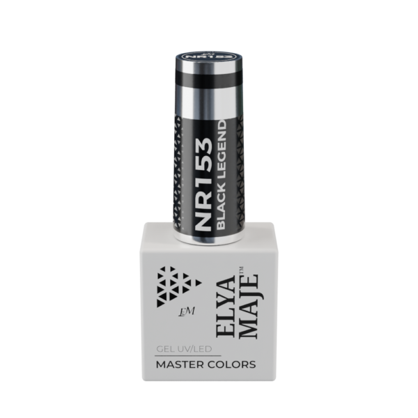 Vernis Semi Permanent – Master Color 153 – Black legend- Elya Maje — Liss Cosmétique