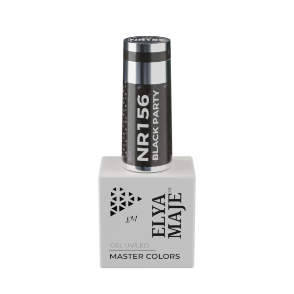 Vernis Semi Permanent – Master Color 156 – Black party – Elya Maje — Liss Cosmétique
