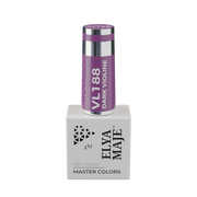 Vernis Semi Permanent – Master Color 188 – Dark violine – Elya Maje — Liss Cosmétique