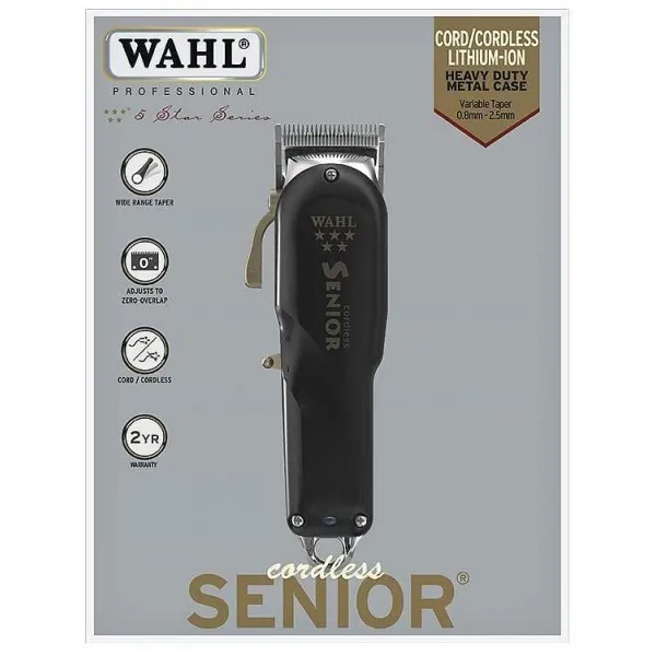 Tondeuse de coupe sans fil Senior Wahl — Liss Cosmétique