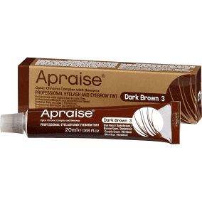 Apraise cils brun foncé et teinte des sourcils - no.3 20ml — Liss Cosmétique