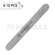 Diamond File Straight Zebra 100/180 (x10pcs) — Liss Cosmétique