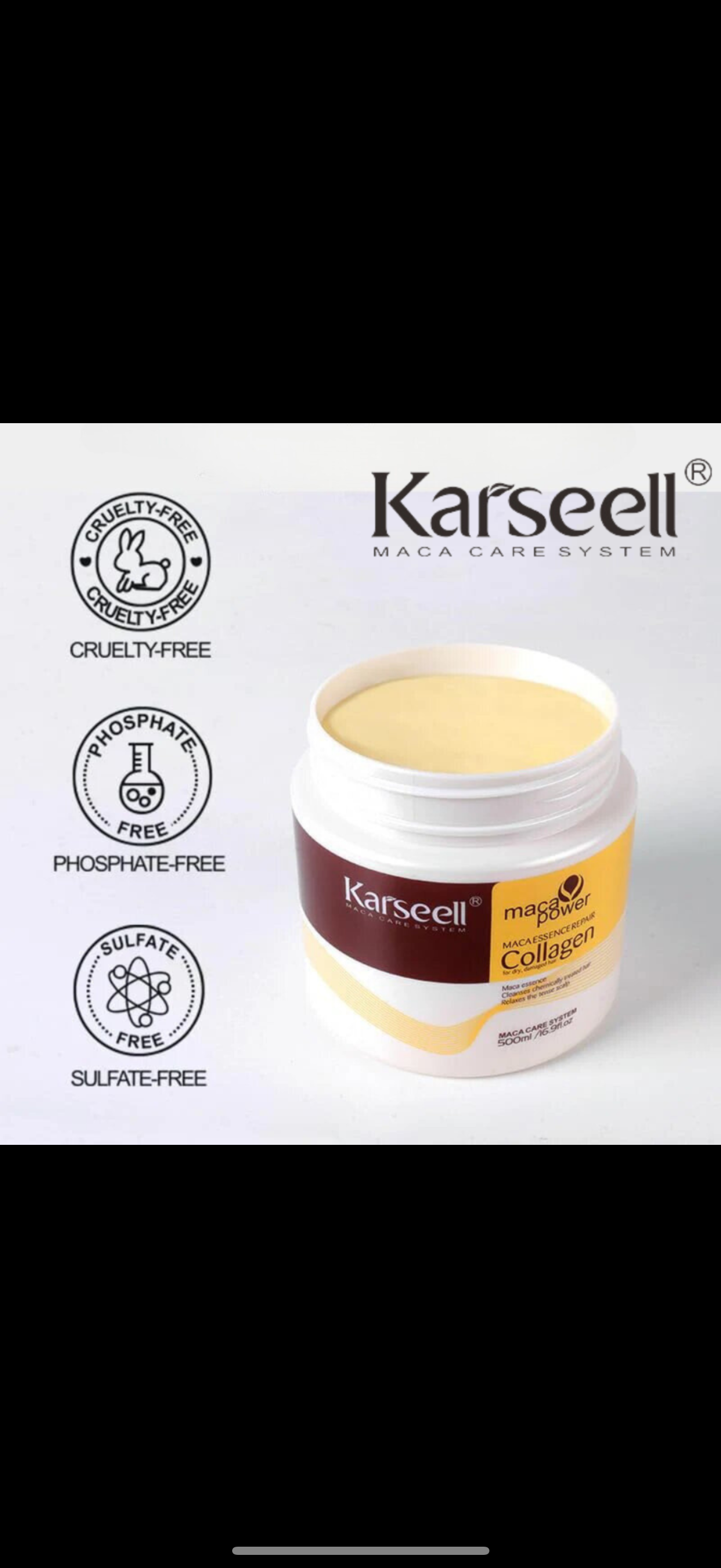 Masque Karseell Collagène – Maca Power — Liss Cosmétique