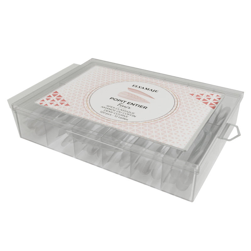 Fenix – Apex Classique – Coffin – Amande – Demi-Ccurve – Popit Entier – ElyaMaje — Liss Cosmétique