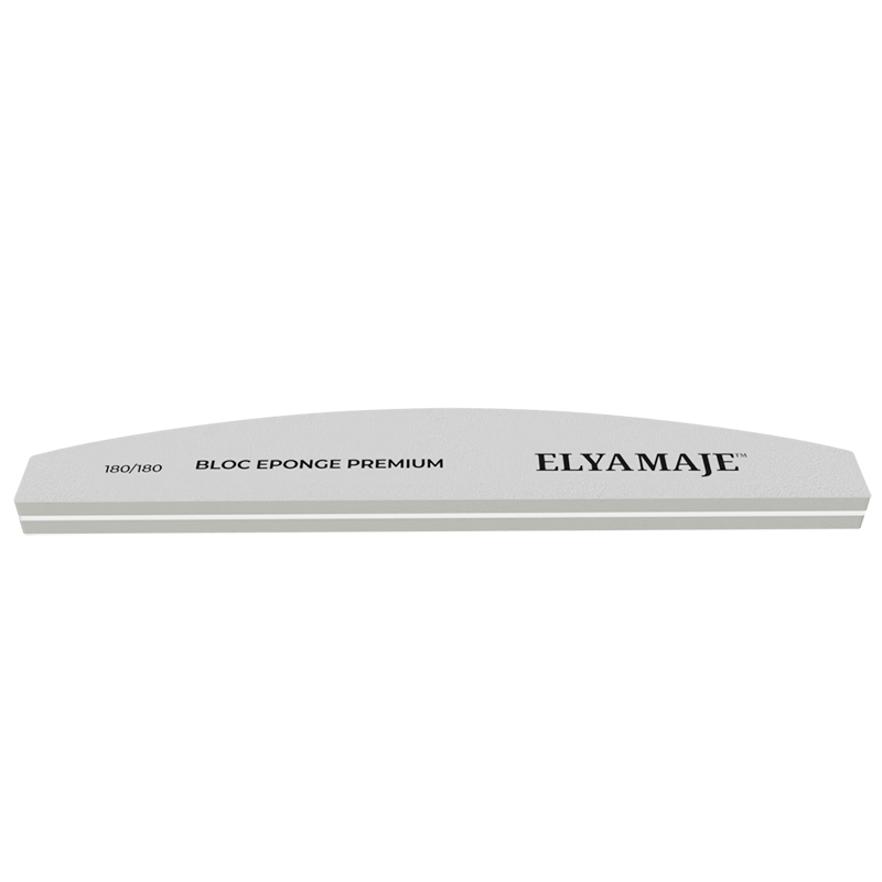 Buffer polissoir demi-lune 180/180 – Elyamaje x10 — Liss Cosmétique