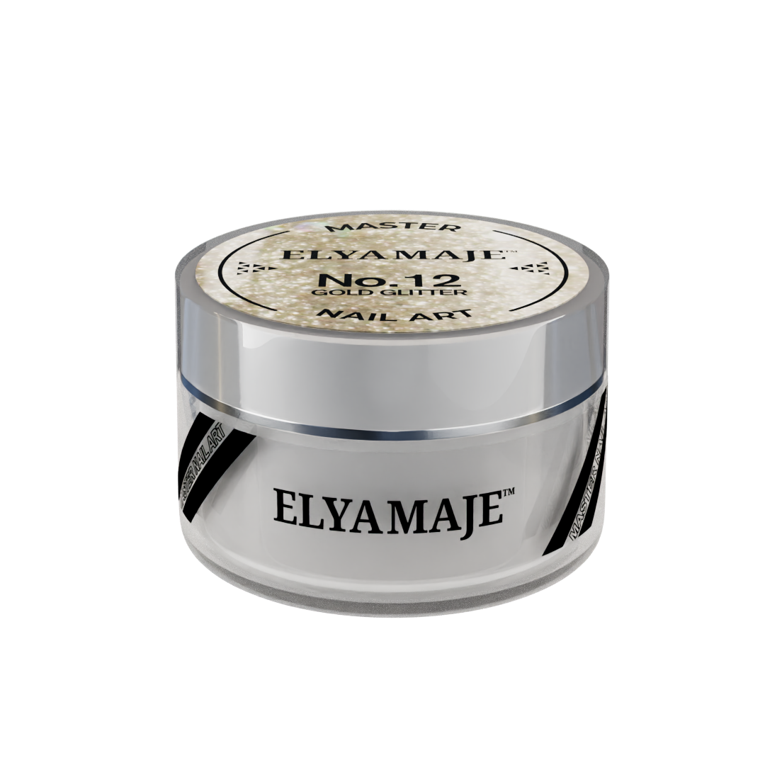Paint n°12 – Gold Glitter – Elya Maje — Liss Cosmétique