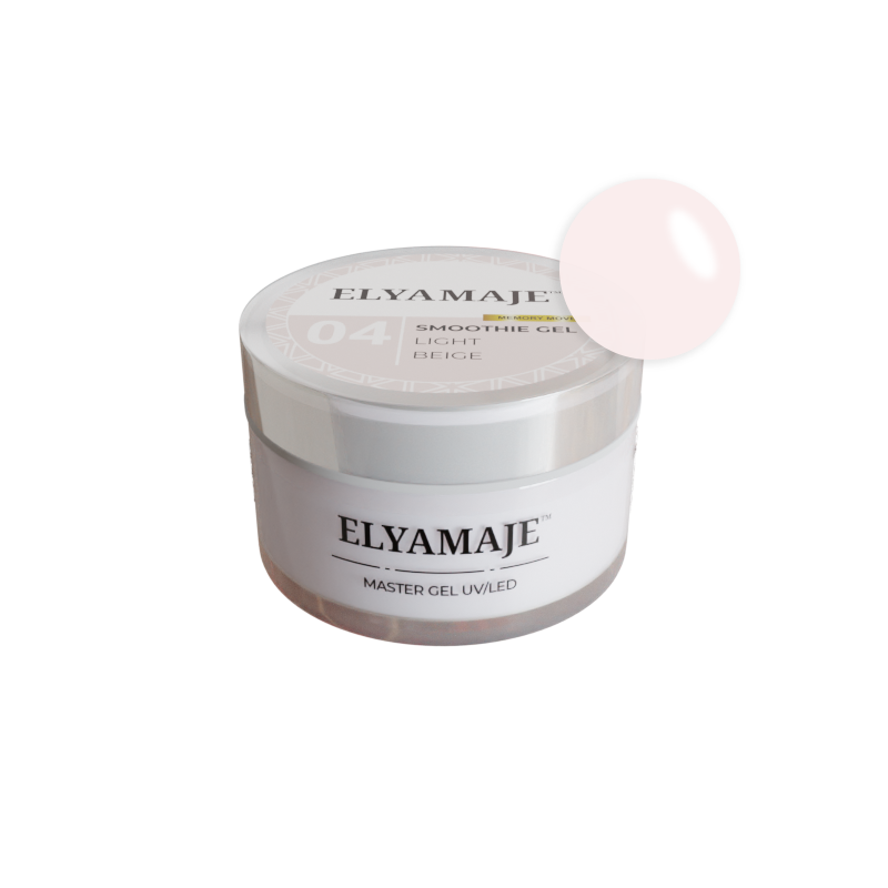 Light Beige n°4 – Smoothie Gel – Elya Maje 50ML — Liss Cosmétique