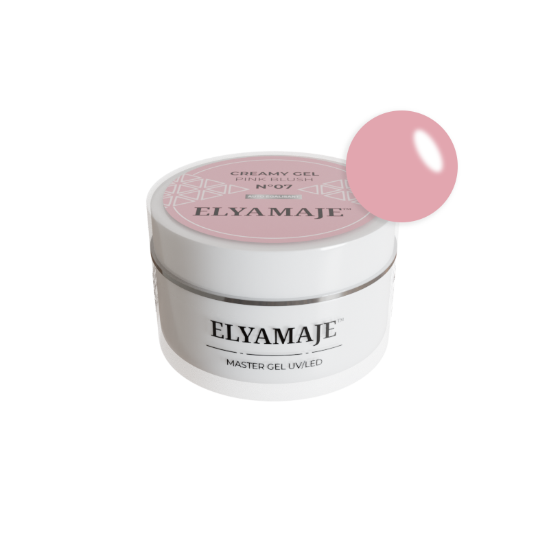 Pink Blush n° 7 – Gel de construction – Creamy Gel UV LED – ElyaMaje — Liss Cosmétique