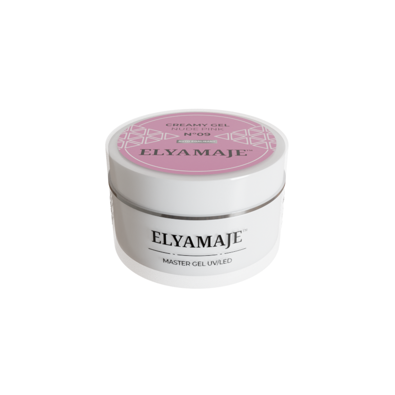 Nude Pink n° 9 – Gel de construction – Creamy Gel UV LED – ElyaMaje 50ML — Liss Cosmétique
