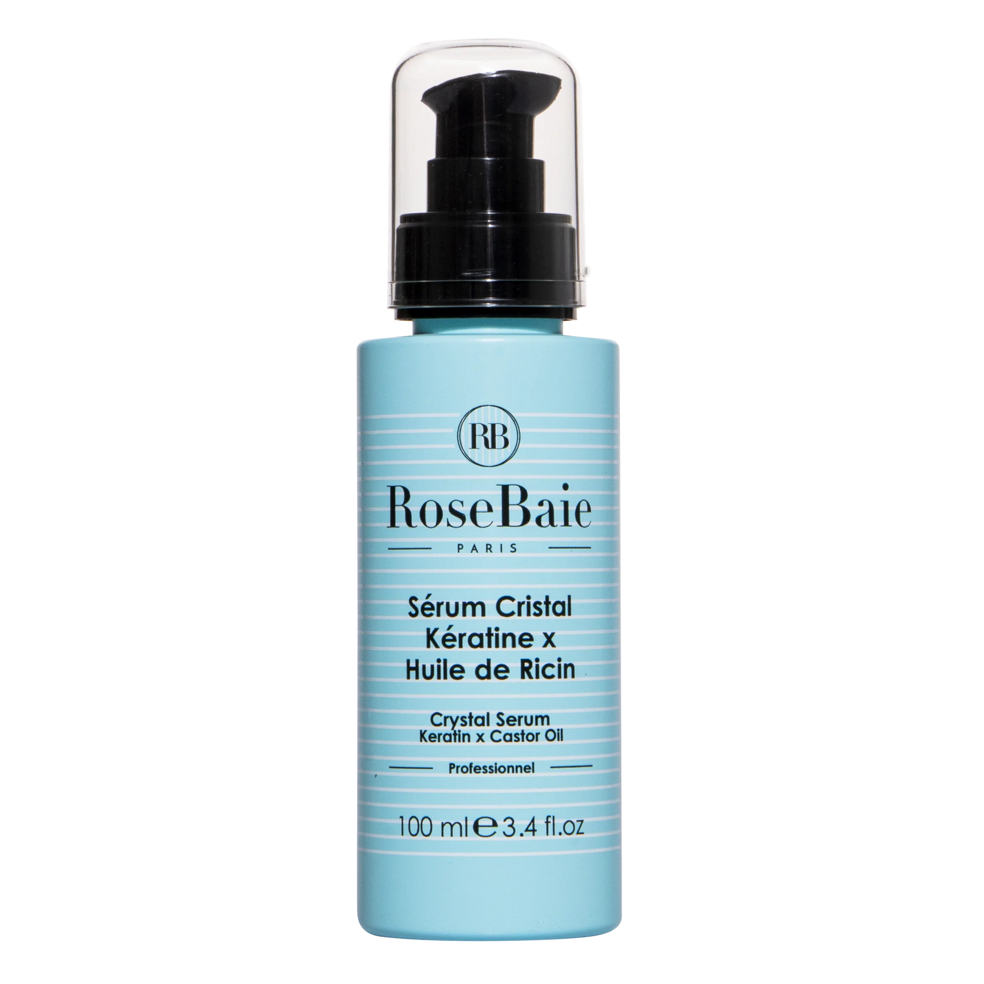 Serum RoseBaie Keratine et huile de ricin 100ml — Liss Cosmétique