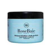 Lot de 6 masque 500ml keratin et huile de ricin RoseBaie — Liss Cosmétique